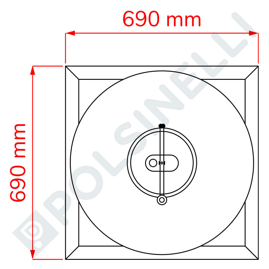 Réservoir inox 300 L Conique 10° Palettisable