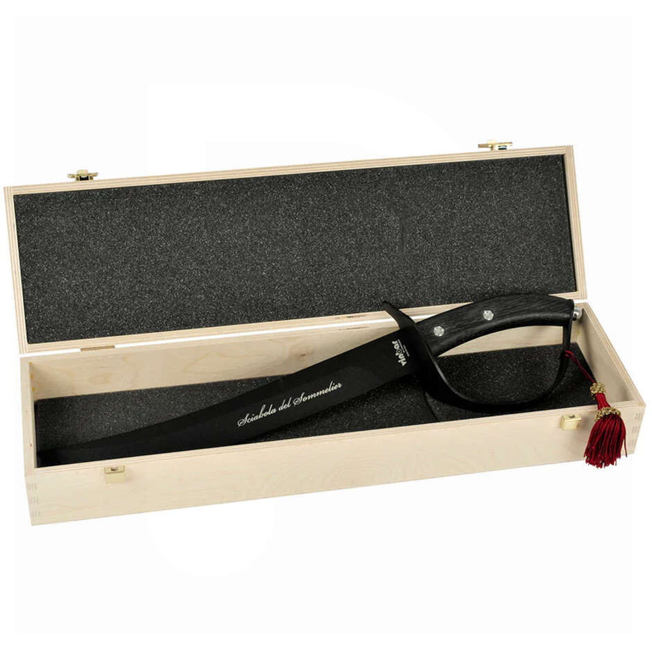 Schwarzer Vinobar Sommelier-Säbel