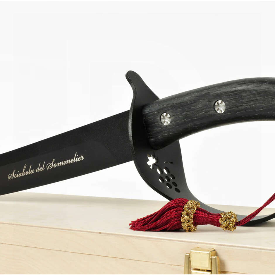 Schwarzer Vinobar Sommelier-Säbel
