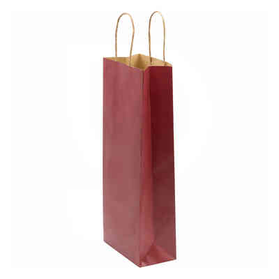 Sac avec cordon pour 1 bouteille Rouge (200 pièces)