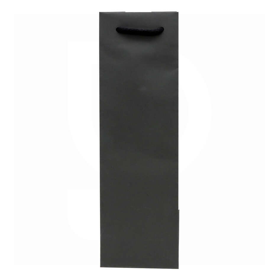 Sac Barolo avec cordon pour 1 bouteille Noir (10 pièces)