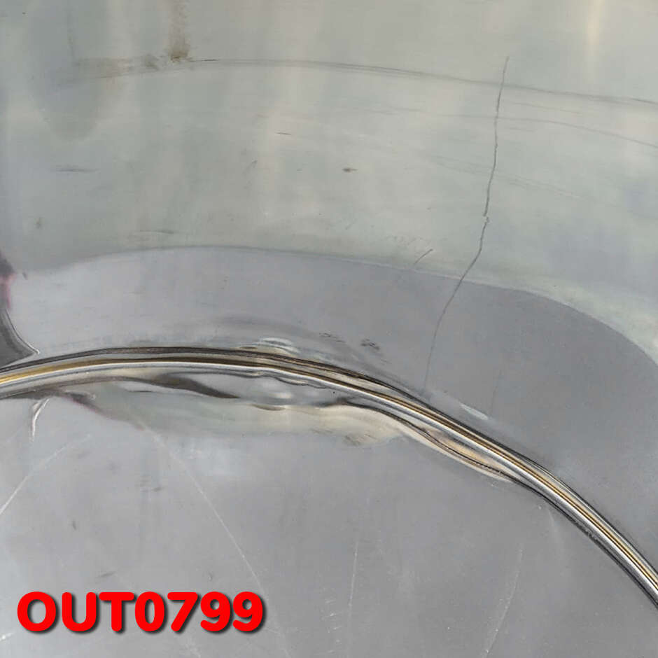 SAÍDA - Tanque de aço inoxidável de 200 L