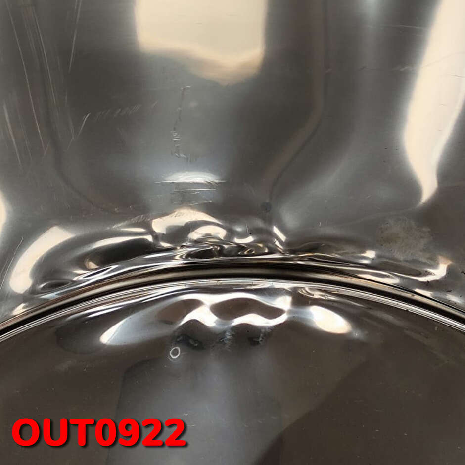 SAÍDA - Tanque de aço inoxidável de 200 L