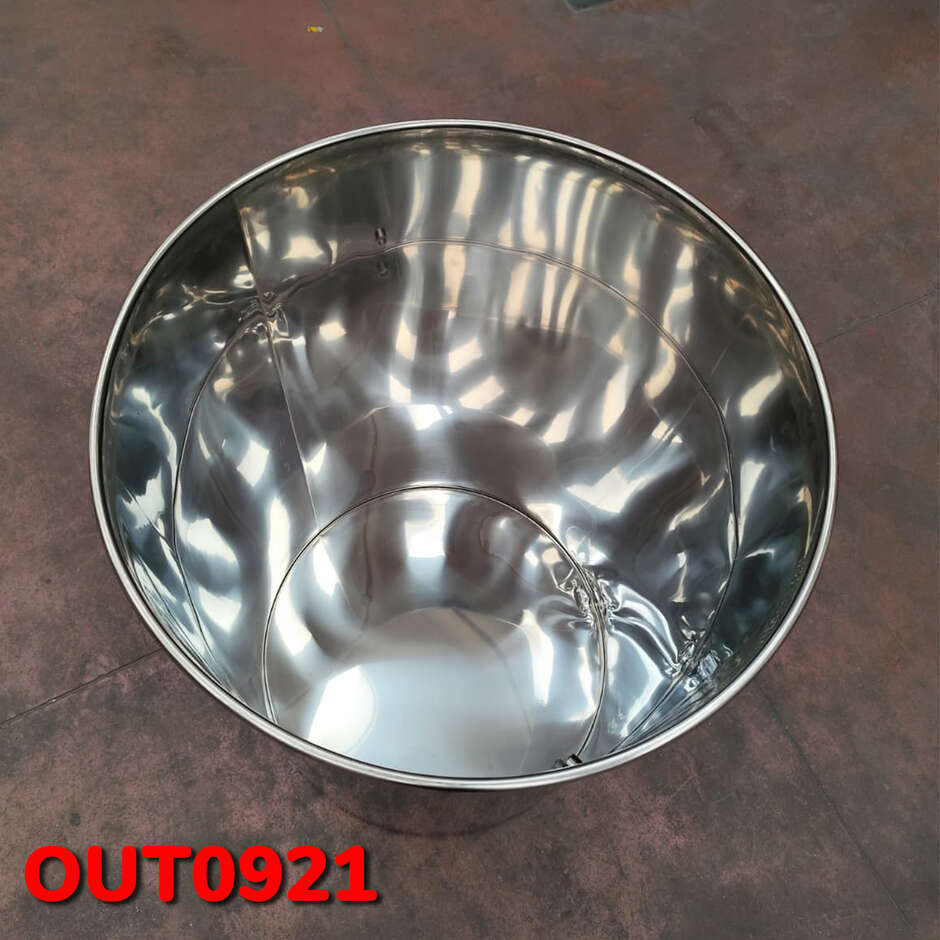 SAÍDA - Tanque de aço inoxidável de 300 L