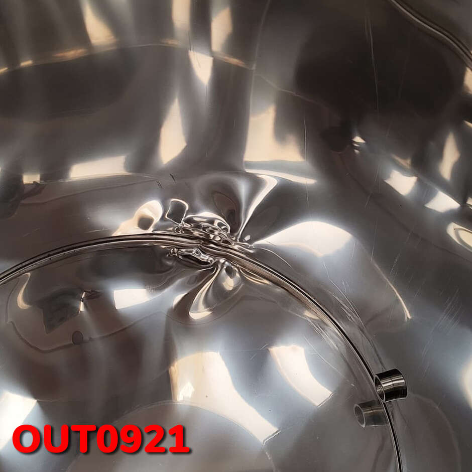 SAÍDA - Tanque de aço inoxidável de 300 L