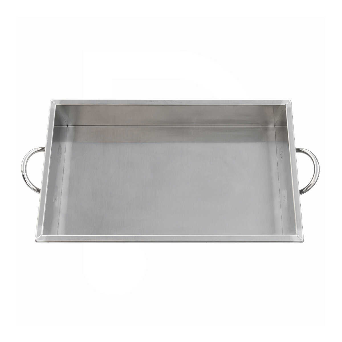 Sartén Rectangular De Acero Inoxidable Para Parrilla – Antiadherente Y Espaciosa Para Verduras, Carnes Y Mariscos