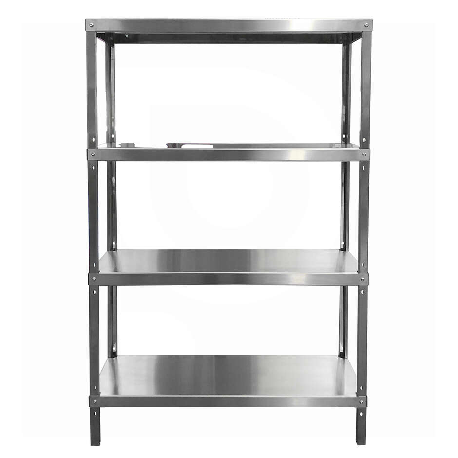 Scaffale Inox 1000x400x1800 mm con 4 ripiani
