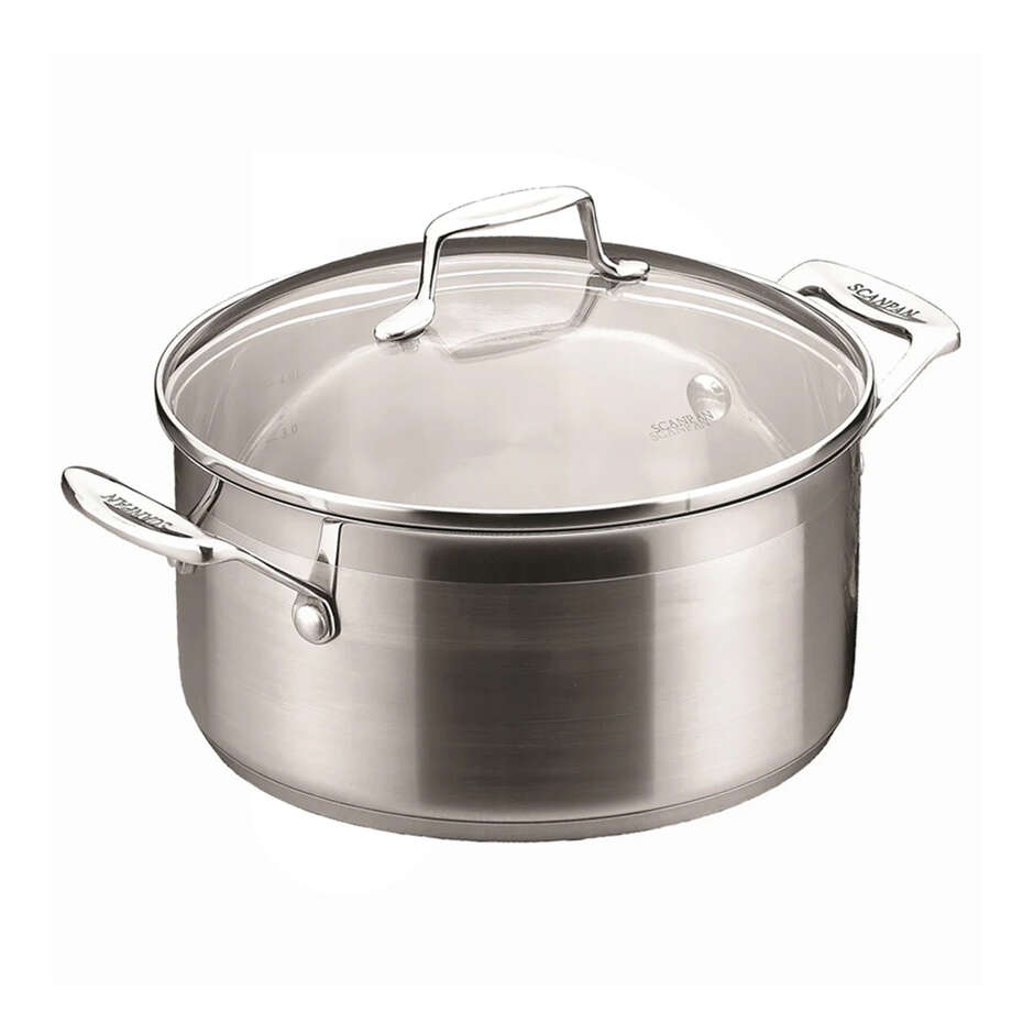 Scanpan Impact Kasserolle mit Glasdeckel Ø24 cm