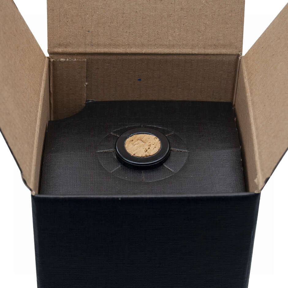 Scatola 1 posto per bottiglia magnum nera (1 pezzo)