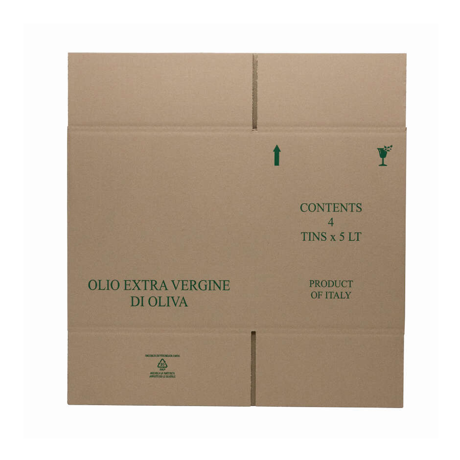Scatola per 4 lattine d'olio da 5 L (10 pezzi)