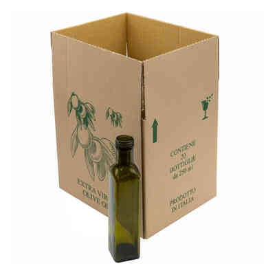 Schachtel für 20 Flaschen Marasca von 250 mL (St.10)
