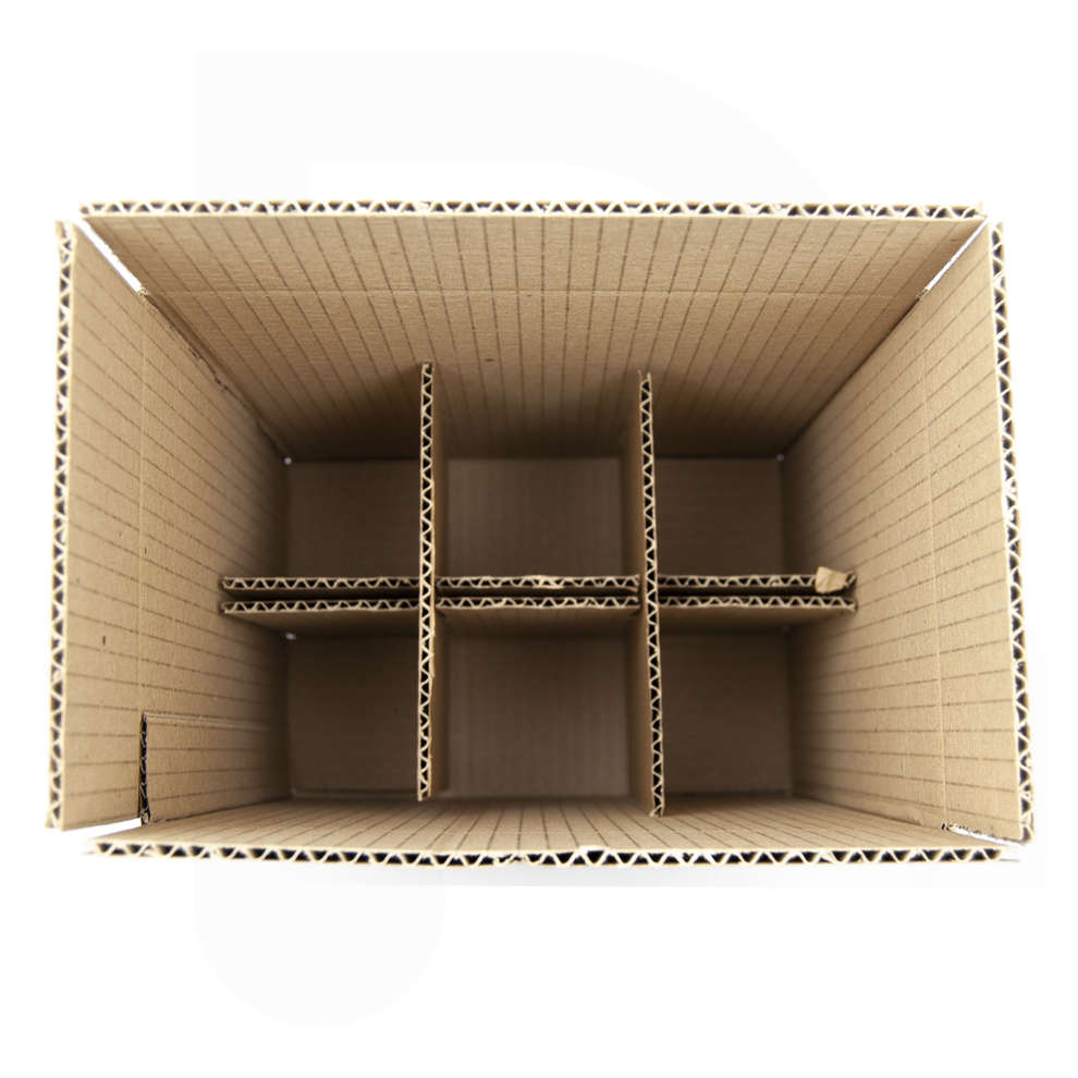 Schachtel für 6 Bordeaux-Flaschen von 750 mL (St.10)
