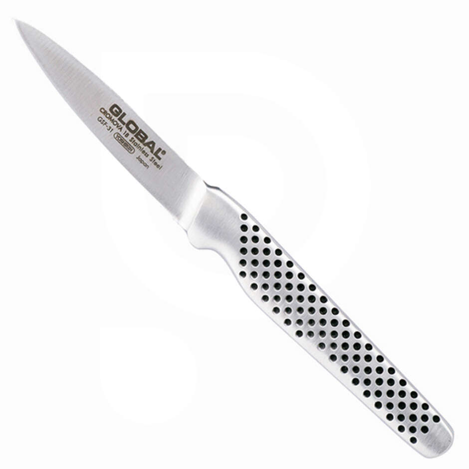 Schälmesser aus Edelstahl Global GSF-31 - 8 cm