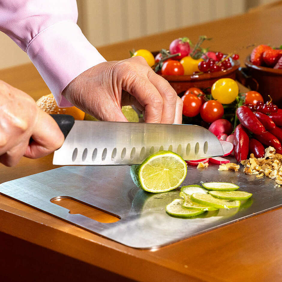 Schmales Ausbeinmesser aus Edelstahl - 18 cm