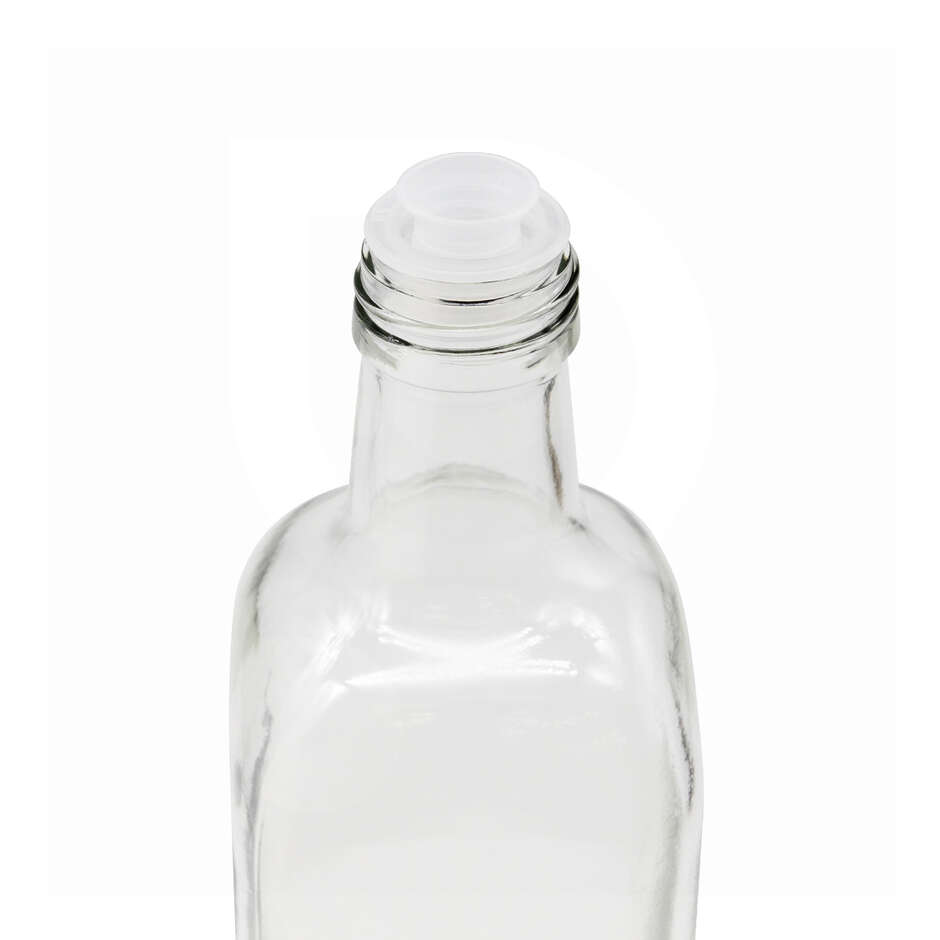 Schwarzer selbstabdichtender Kunststoff-Schraubverschluss mit Tropfschutz ⌀31,5 (100 St)