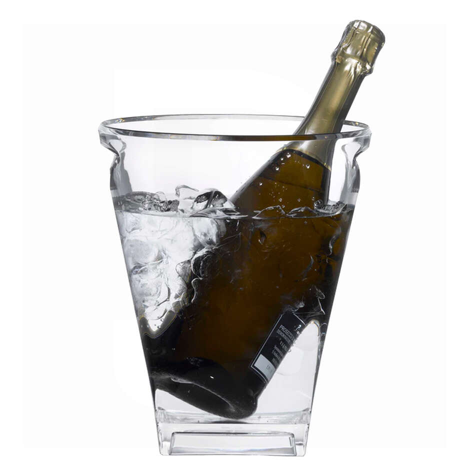 Secchiello Raffreddavino Quadra Clear in Plexiglas