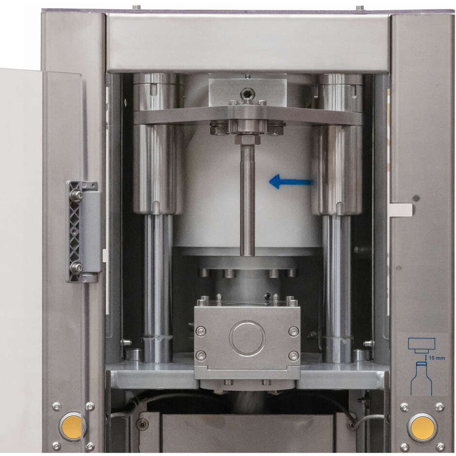 Semi-automatic P550 corking machine with trolley for Magnum bottles