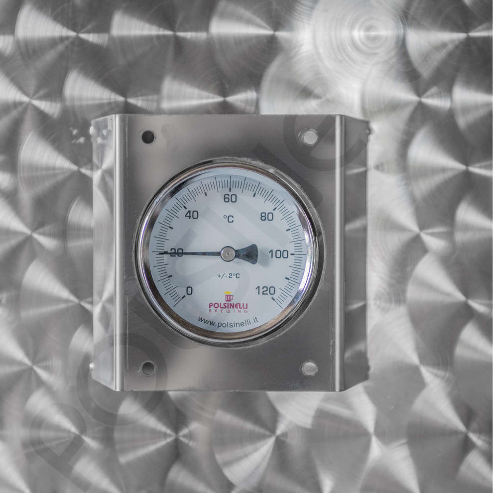 Serbatoio Inox 1500 L Conico 10° da Stoccaggio con Portella Ø300