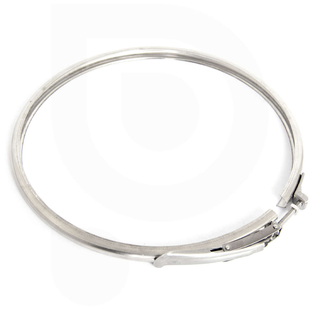 Serbatoio inox con coperchio a fascetta 75 L