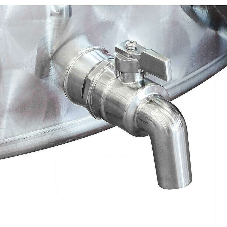 Serbatoio Inox vino 400 L galleggiante ad aria
