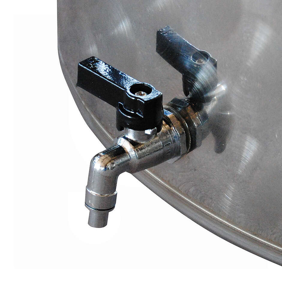 Serbatoio inox vino 75 L galleggiante ad aria