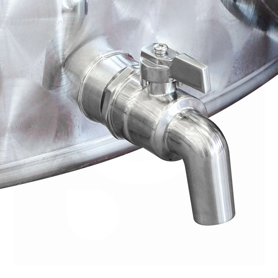 Serbatoio inox vino ad aria L 1000 con portella Ø300