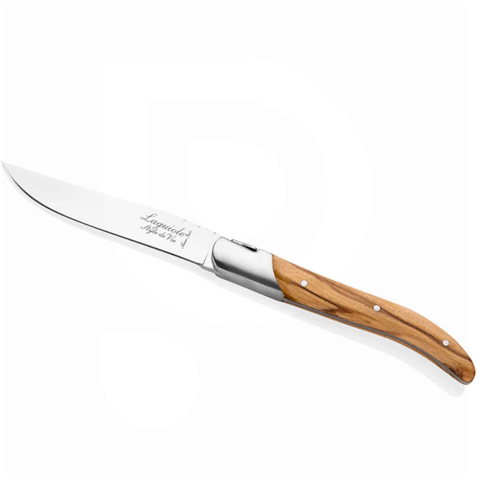 Set of 6 Luxury Line – Olive Wood Steak Knives 10.5 cm