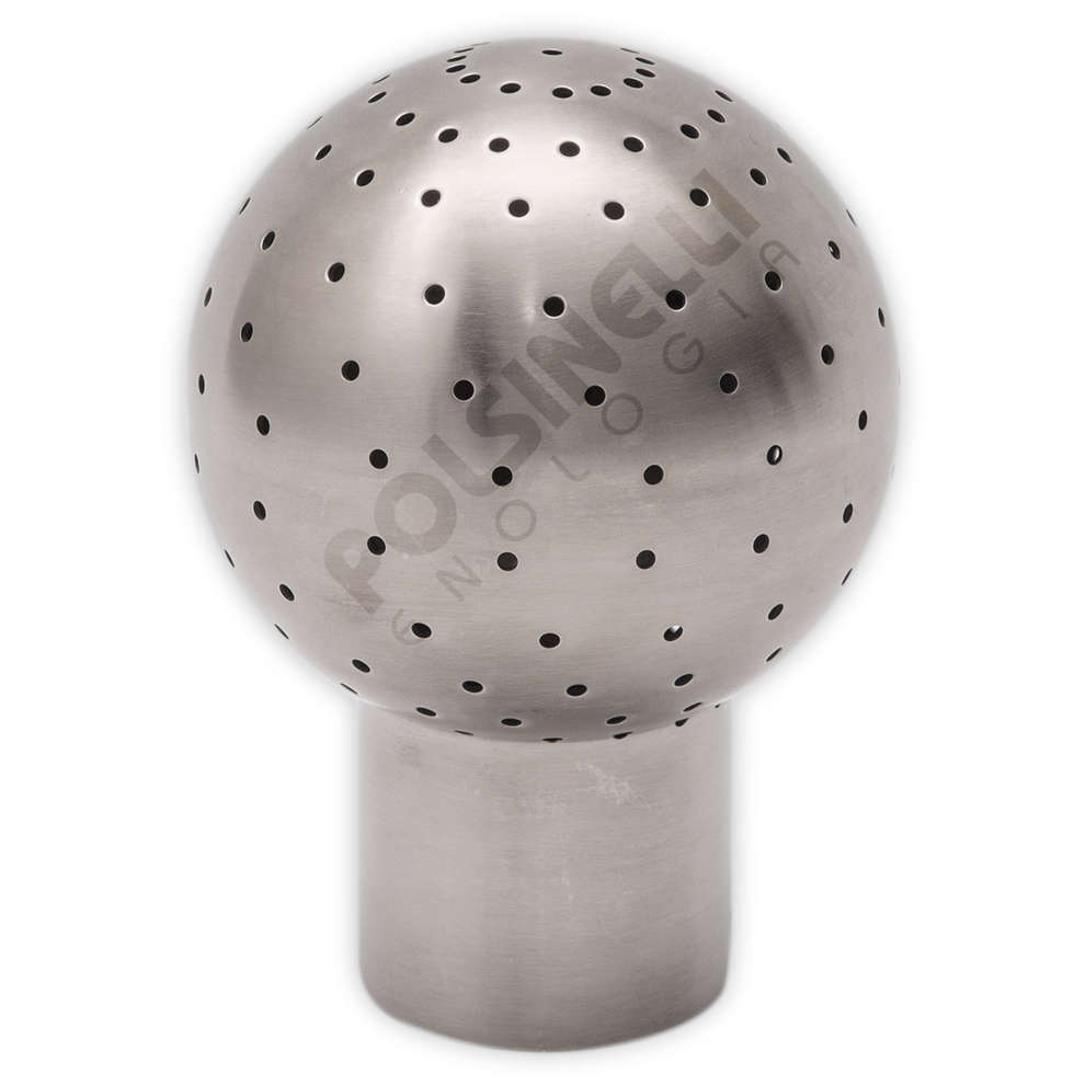 Sfera di lavaggio inox ø 90 tutta forata