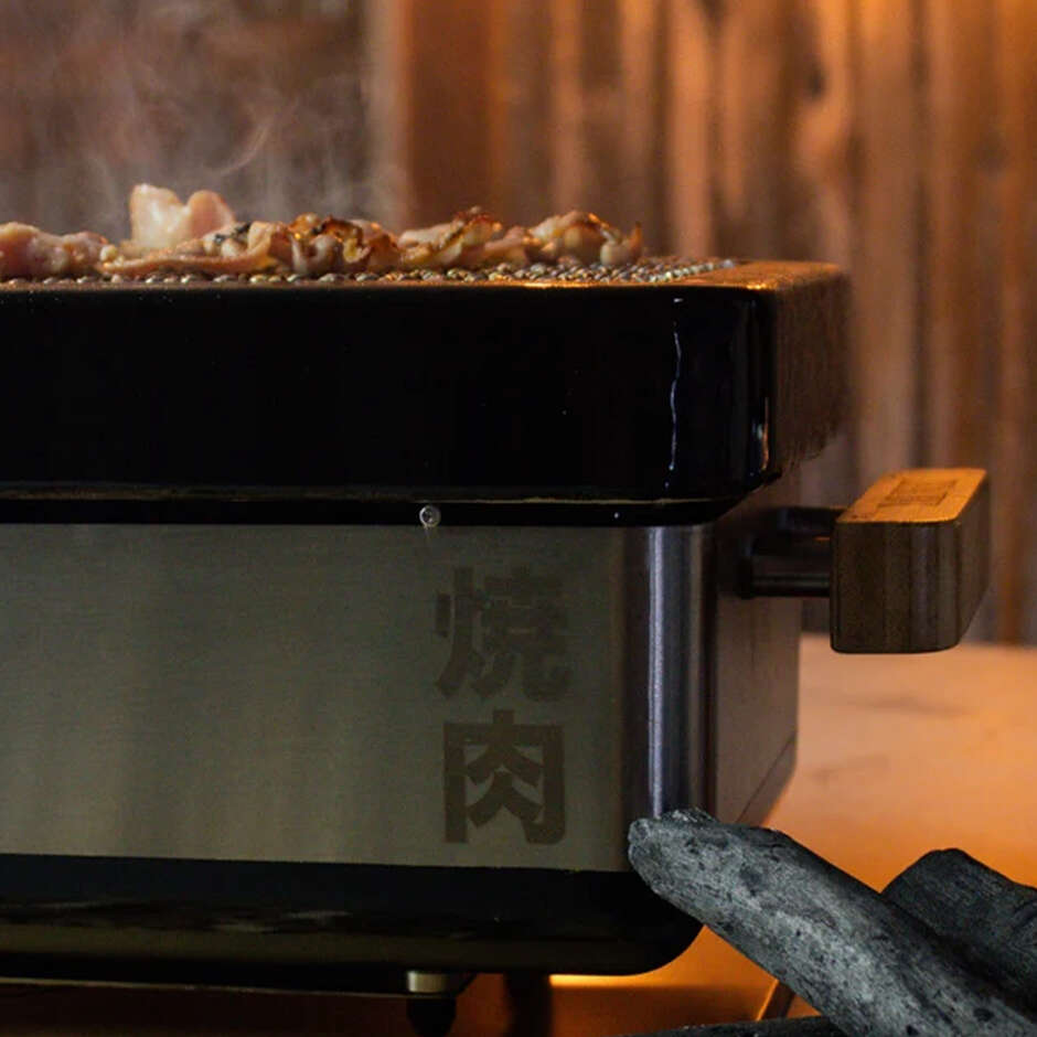Shichirin Medium Pro Rectangular Table Grill for 2-6 people