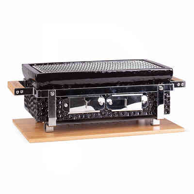 Shichirin Rectangular Table Grill for 2-6 people
