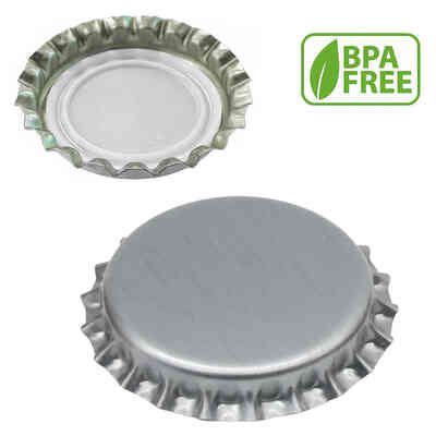 Silver crown cap ⌀26 BPA free (10000 pieces)