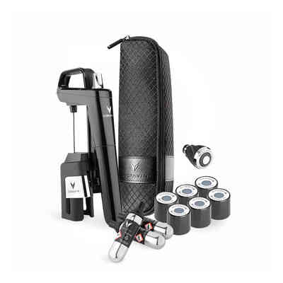 Sistema di Mescita Coravin Timeless Six+ Nero Lucido per Vini Fermi 