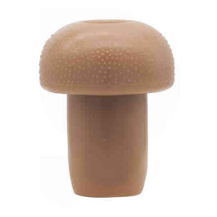 Smooth brown mushroom stopper