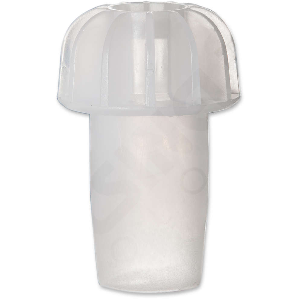 Smooth white mushroom stopper (100 pcs)