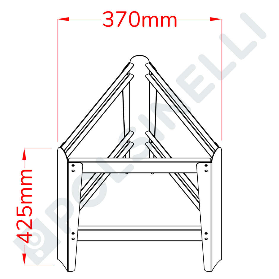 Soporte Inox Ø455
