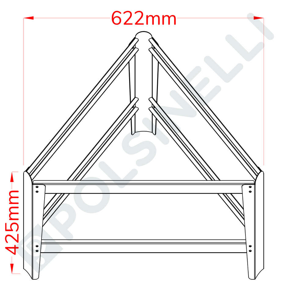 Soporte Inox Ø780