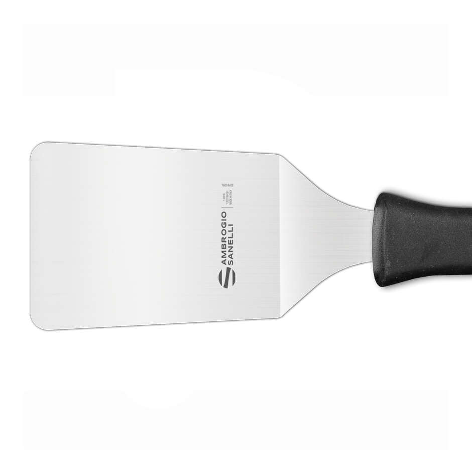 Spatule Coudée Flexible en Acier Inoxydable - 12 x 8 cm