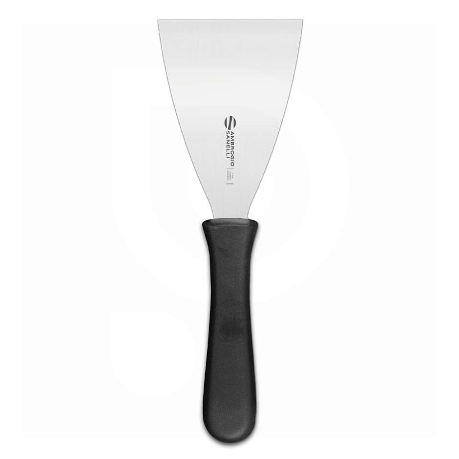 Spatule Triangulaire en Acier Inoxydable - 12 x 10 cm