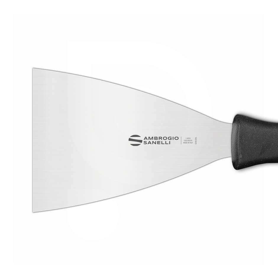 Spatule Triangulaire en Acier Inoxydable - 12 x 10 cm