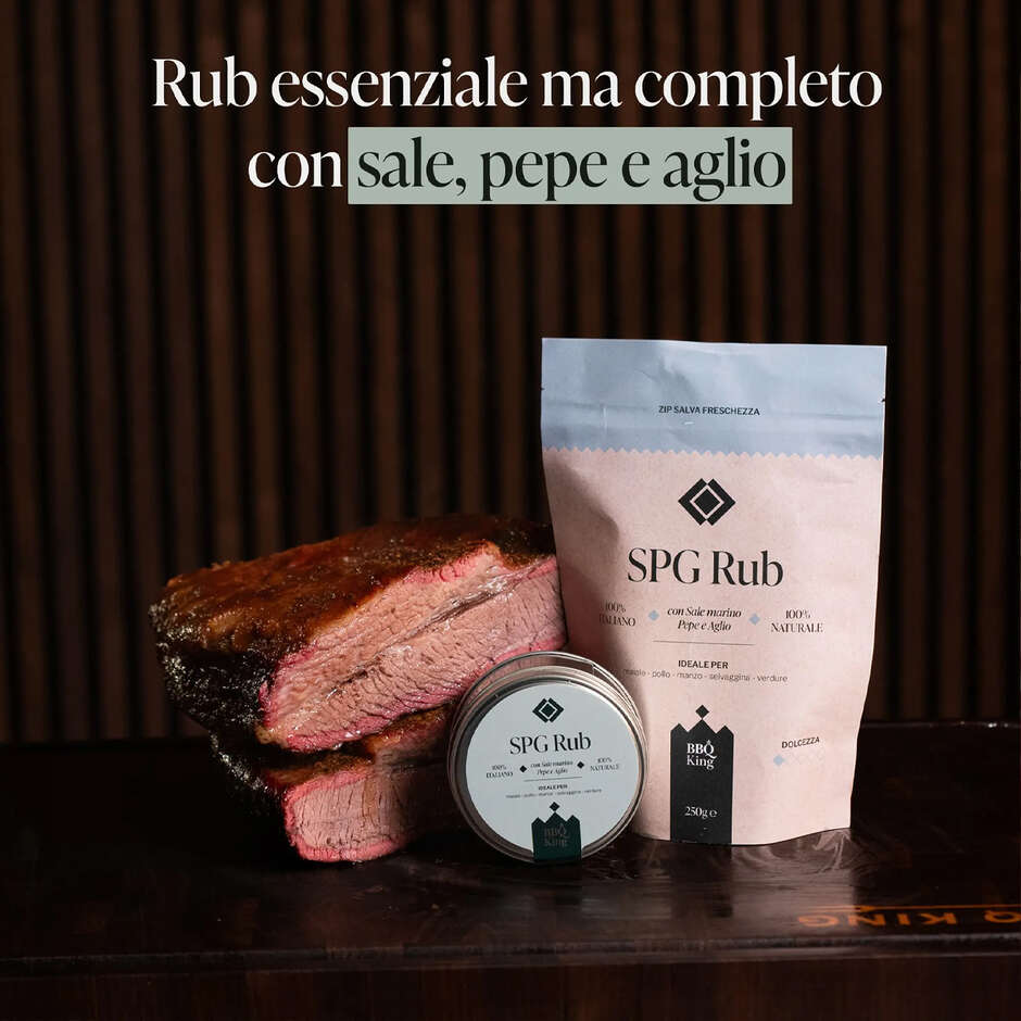 SPG Rub (70 g) - Salt, Pepper, and Garlic for BBQ