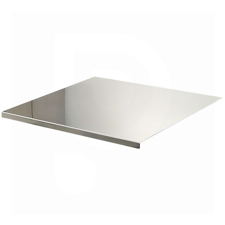 Spianatoia In Acciaio Inox 304 - 50x56 Cm Con Base Antiscivolo Per Impasti E Cucina