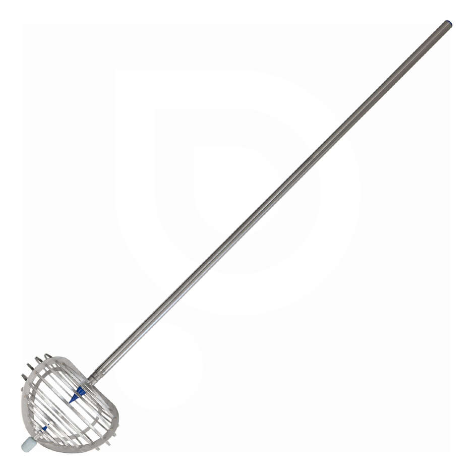 Spino tagliacagliata inox ⌀34 con manico