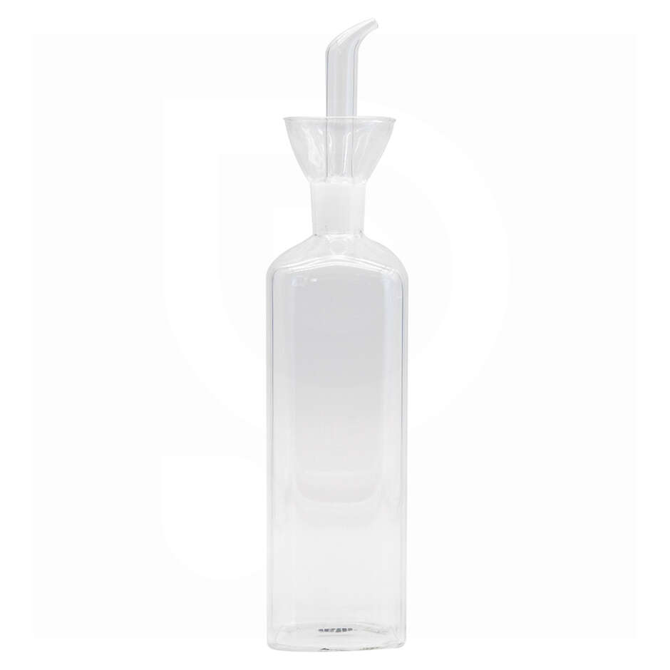 Square glass oil jug 500 ml Olive oil Polsinelli Enologia
