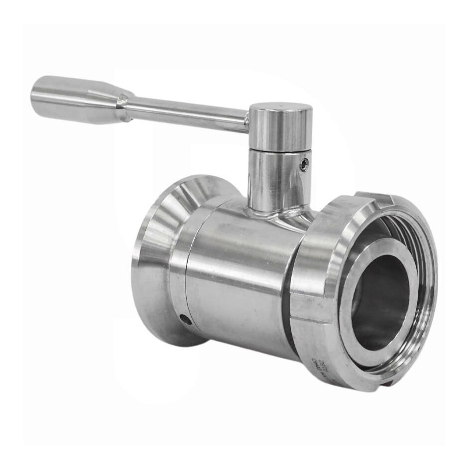 Stainless steel ball valve DIN 40 M x GA 50