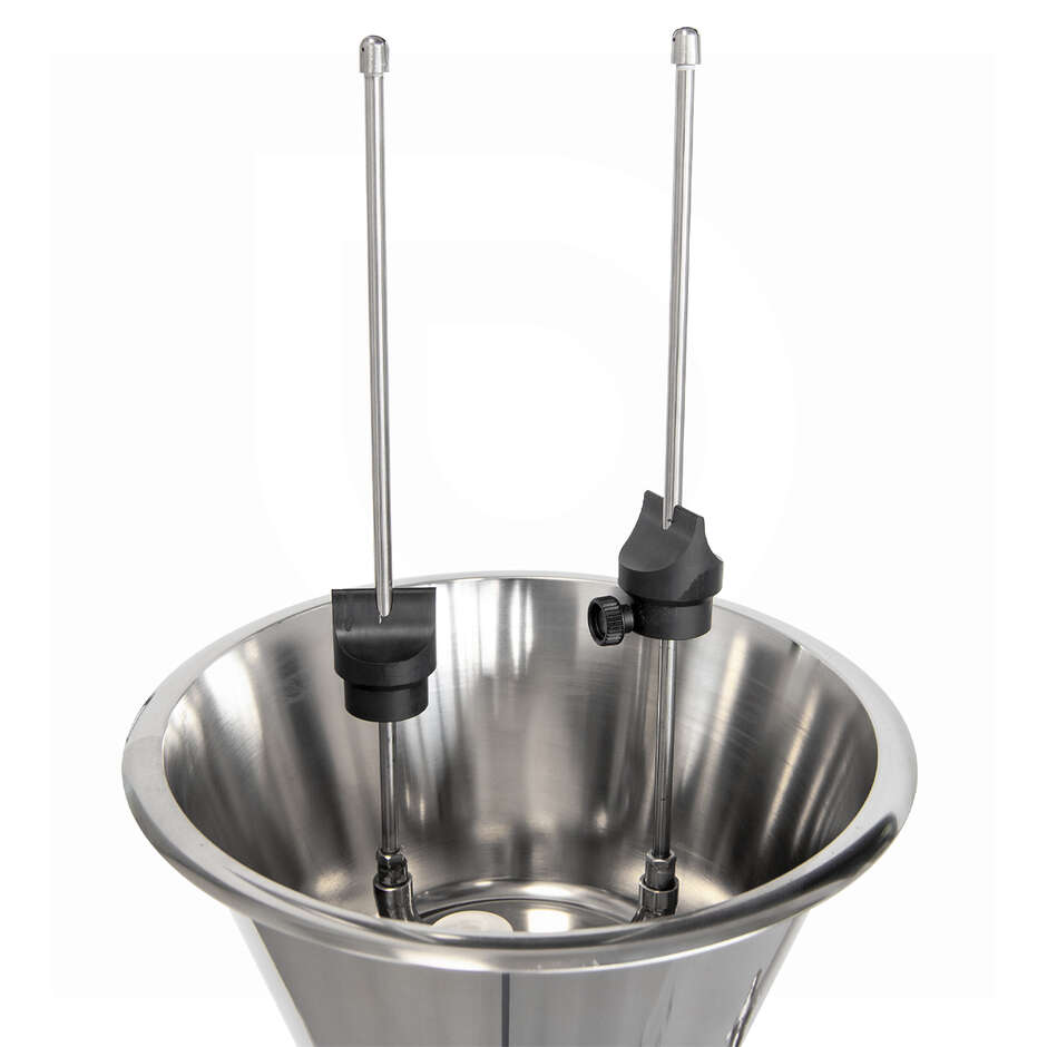 Stainless steel bottle washer/blower 2 places Wine Polsinelli Enologia