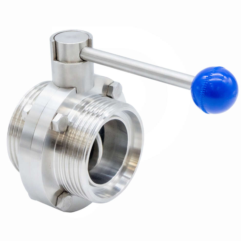 Stainless steel butterfly valve DIN 50  F/F
