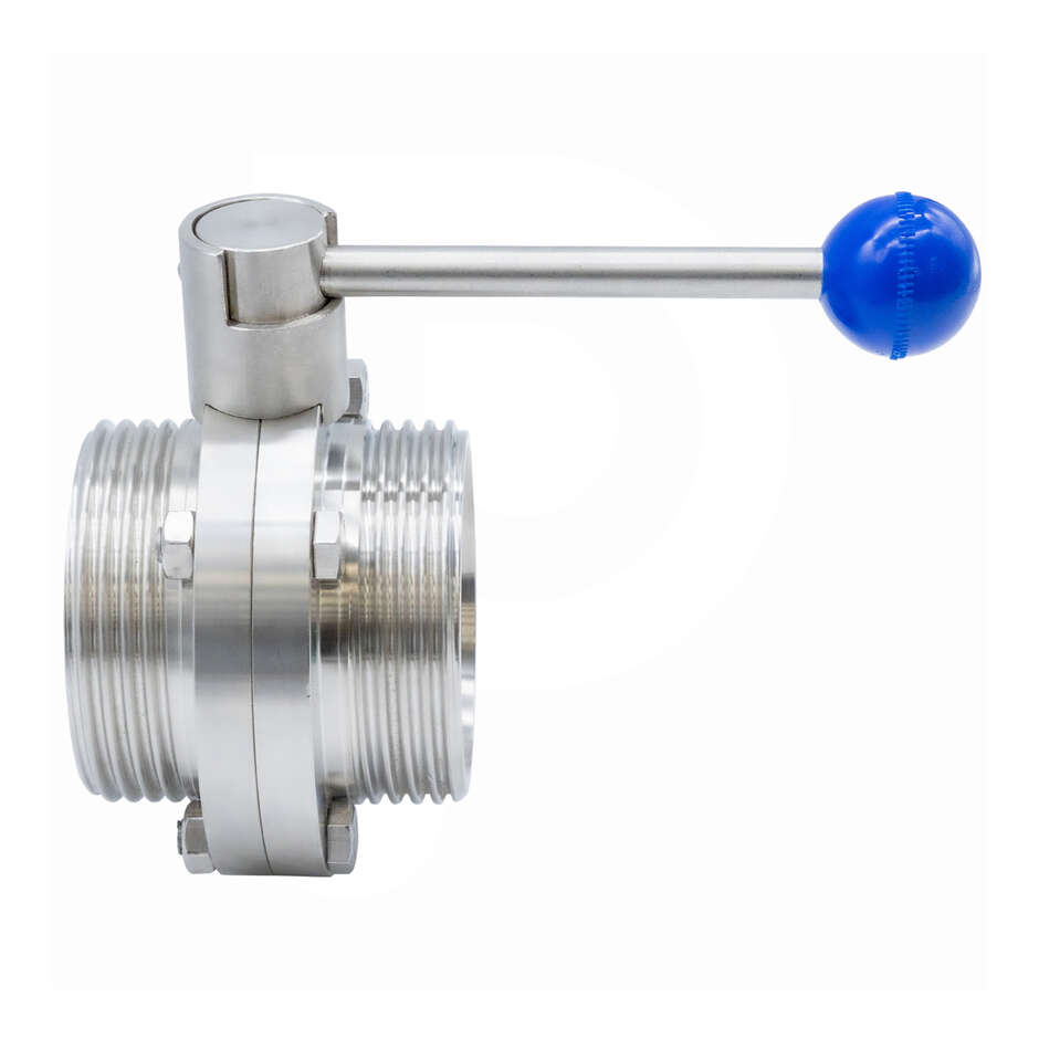 Stainless steel butterfly valve DIN 50  F/F