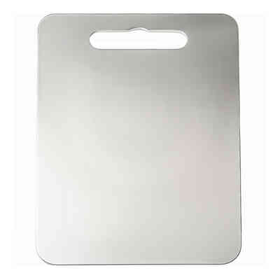 Stainless steel chopping board 24x15 cm