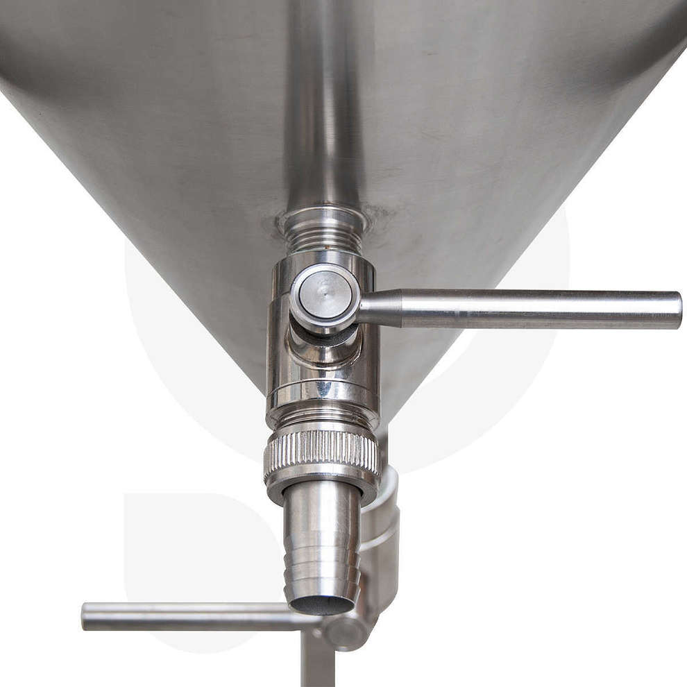 Stainless steel conical trunk Kombucha fermenter 60° 100 L