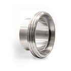 Stainless steel connector DIN 50 F X DN 50 buttweld